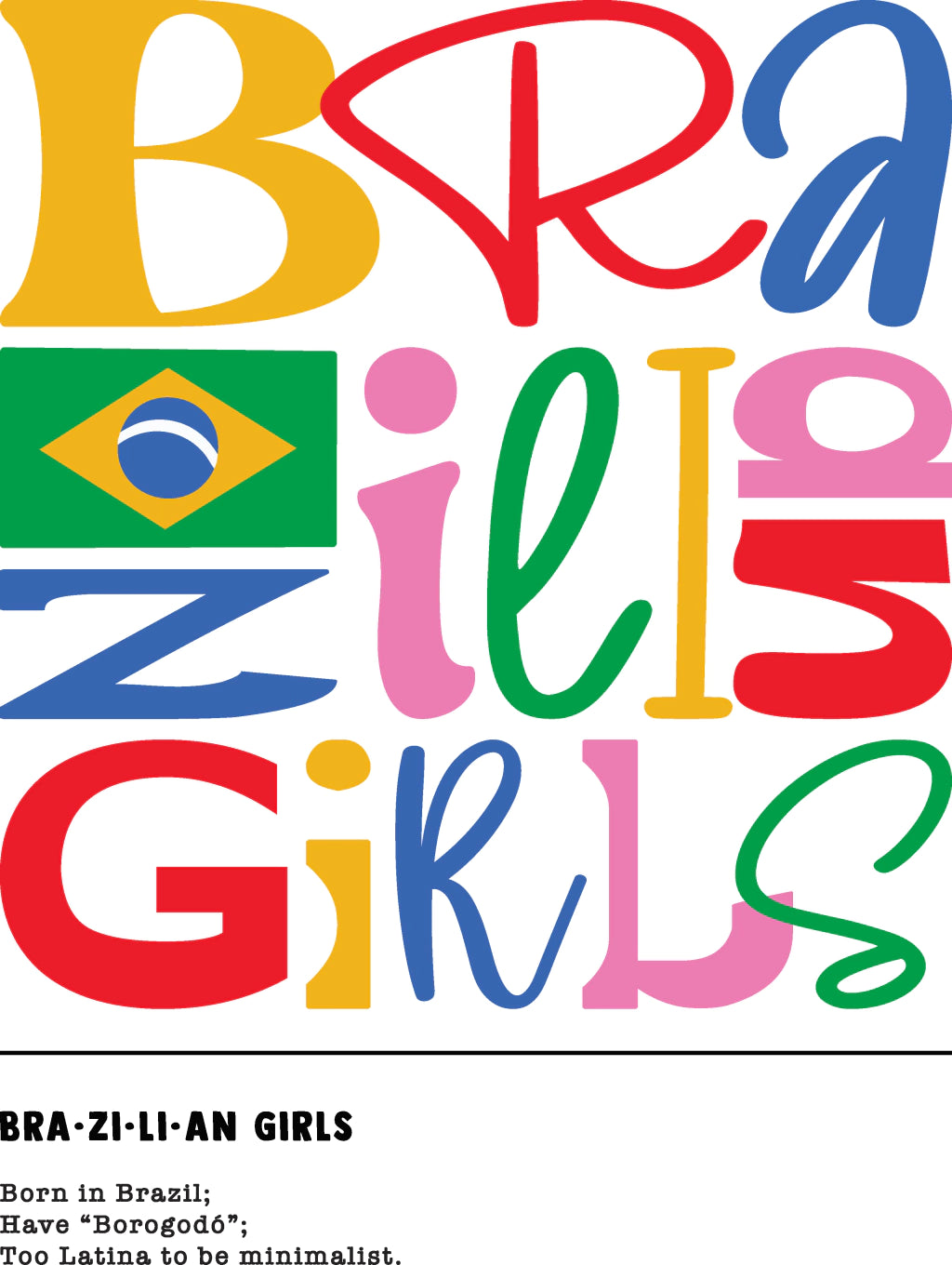 T-shirt Estampa Brasil