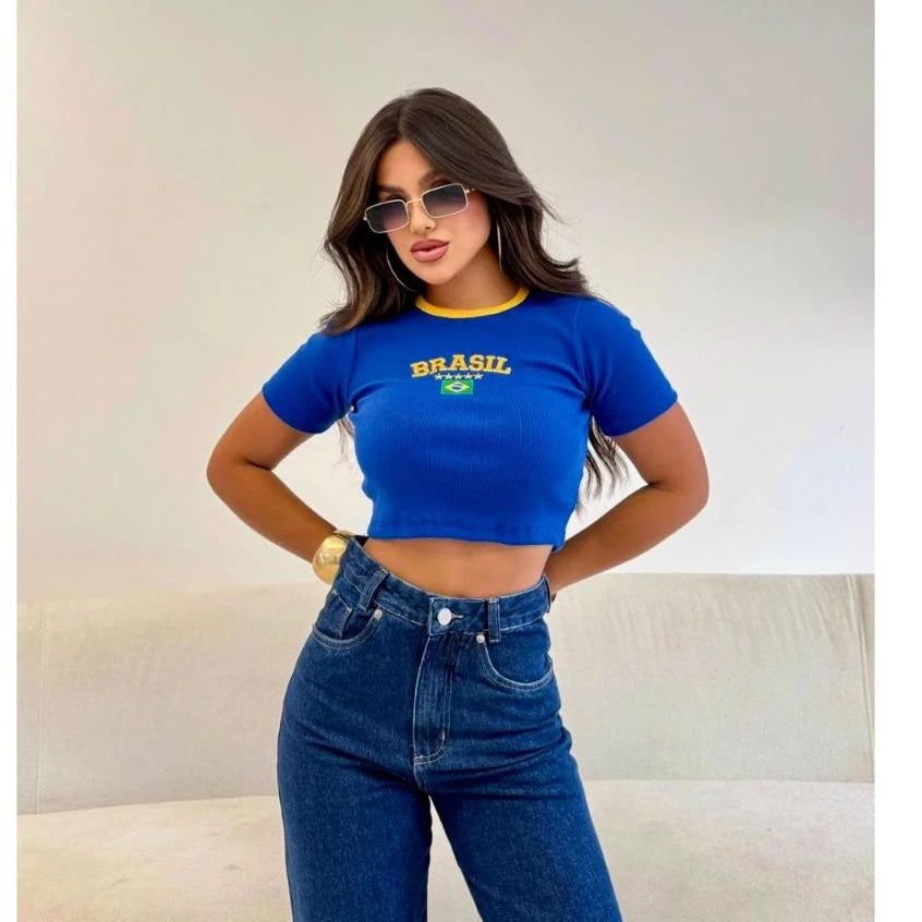 Cropped Top BrasilCore