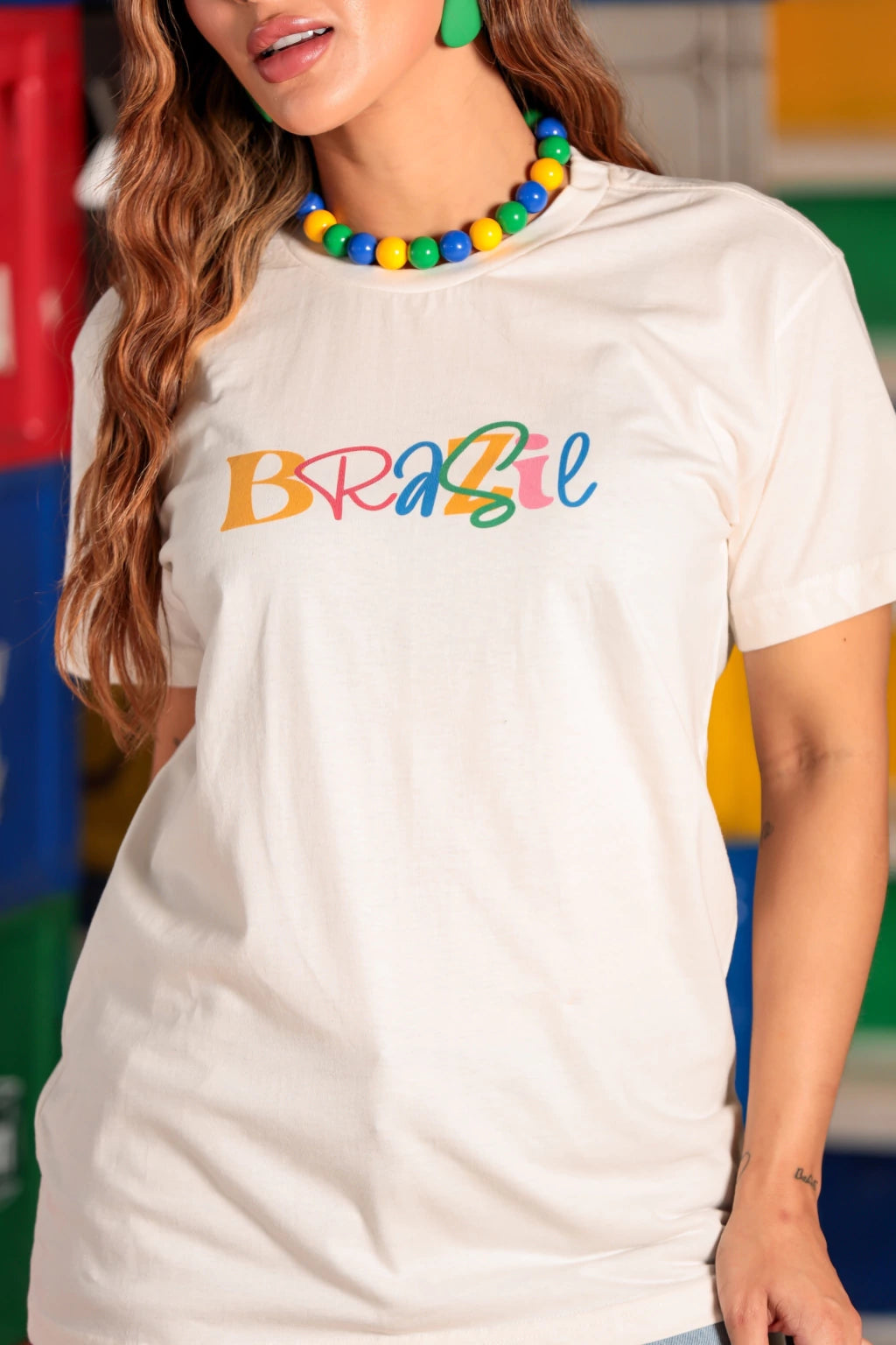 T-shirt Estampa Brasil