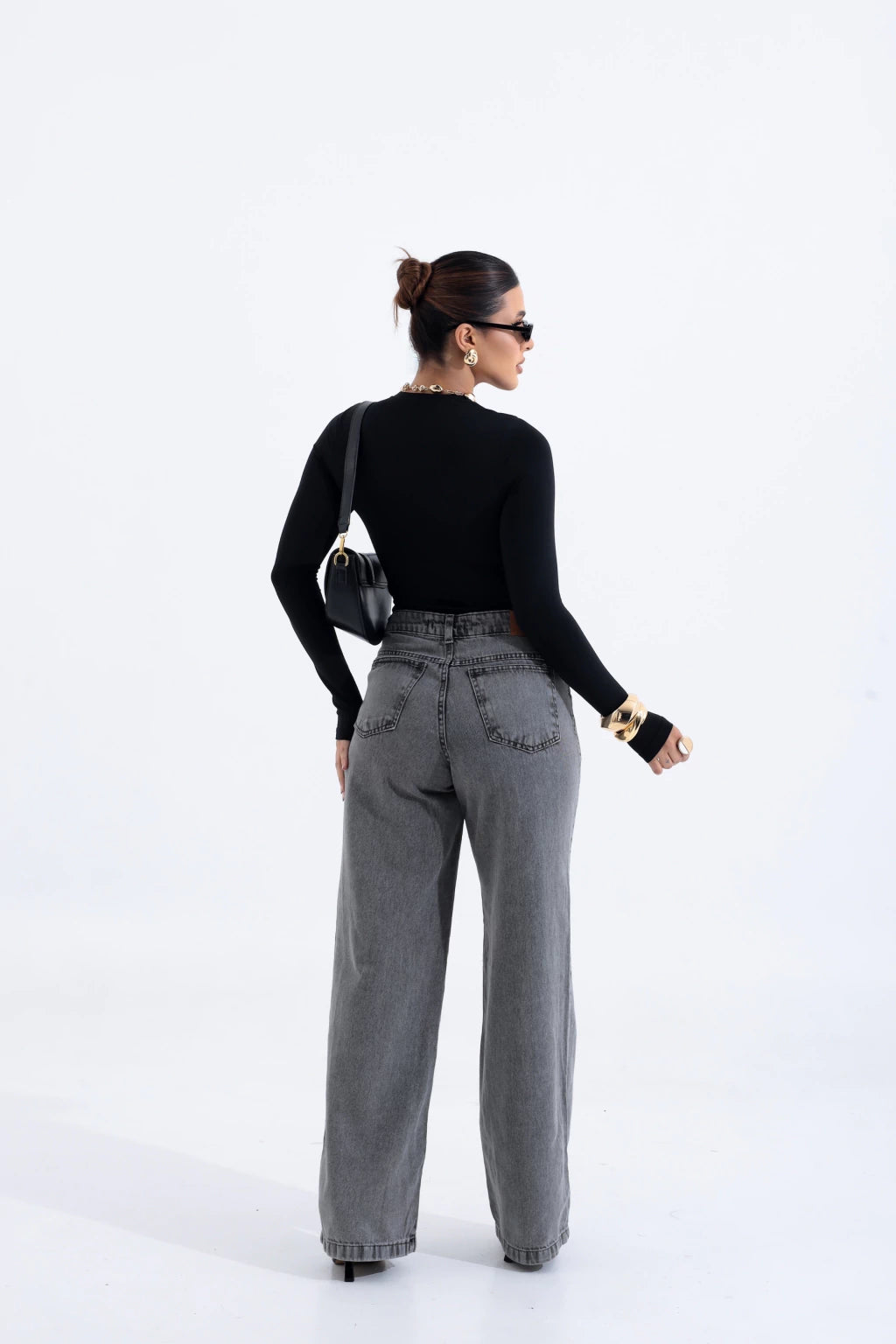 Calça Jeans Wide Leg