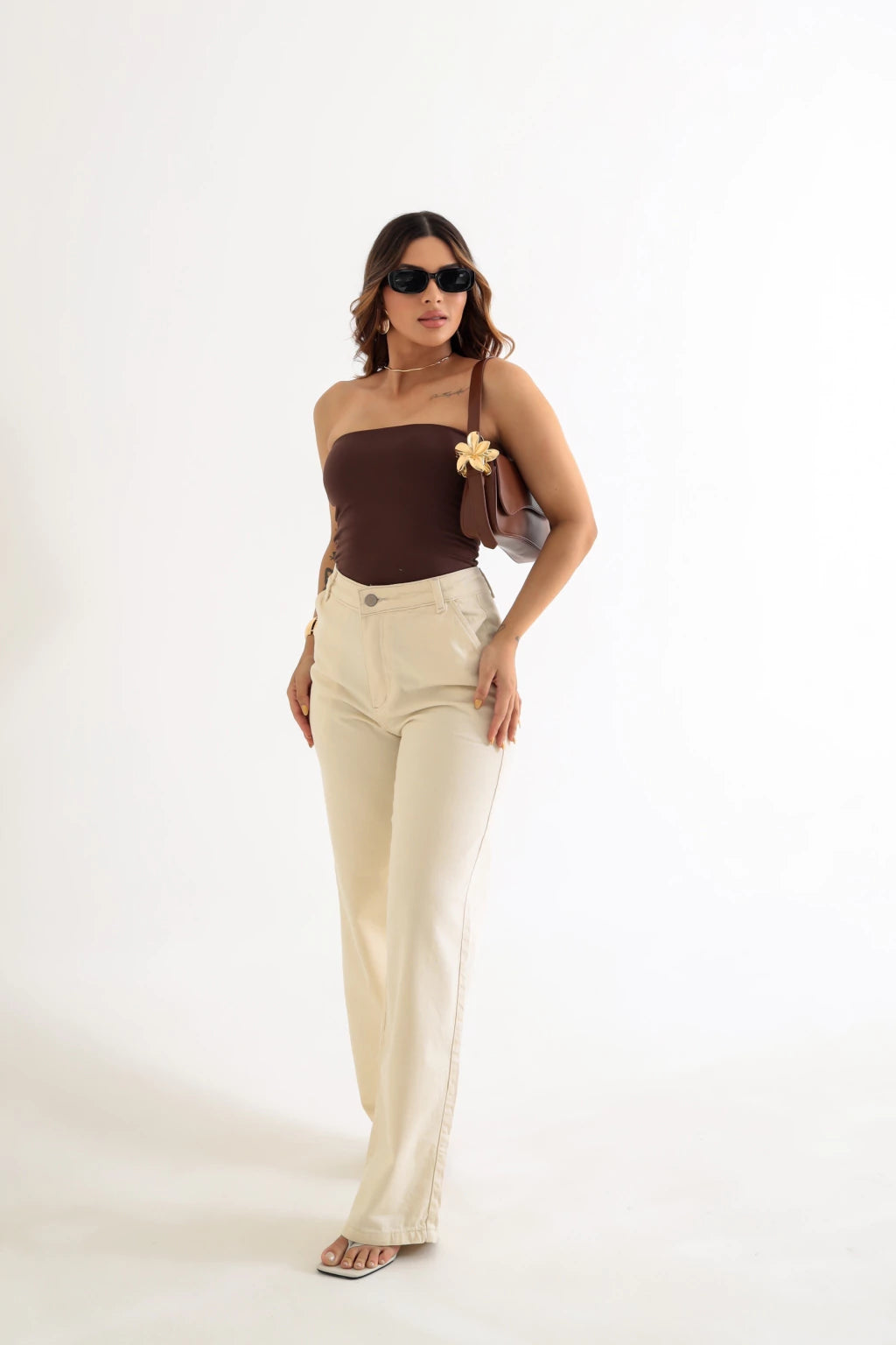 Calça Jeans Reta