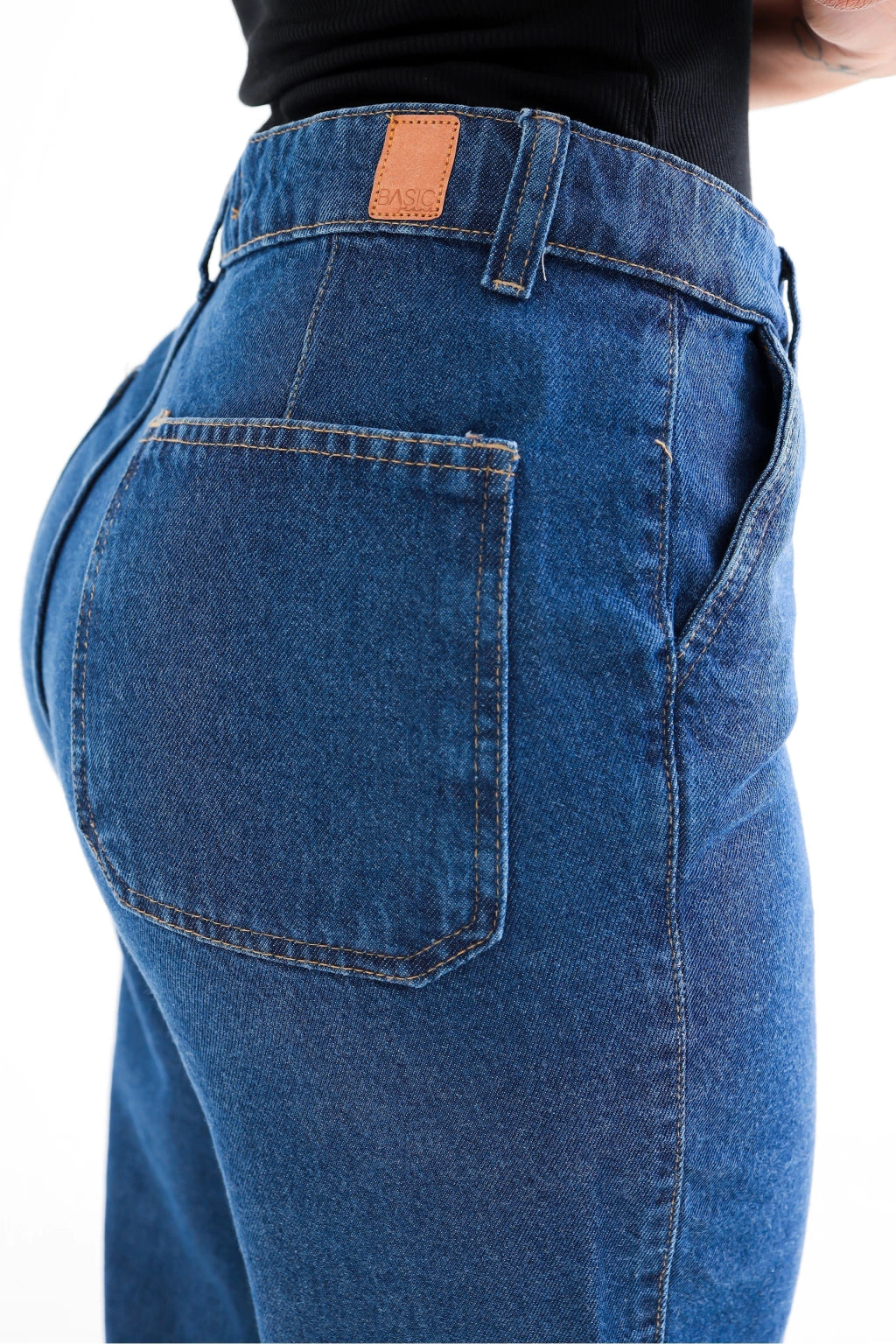 Calça Jeans Reta