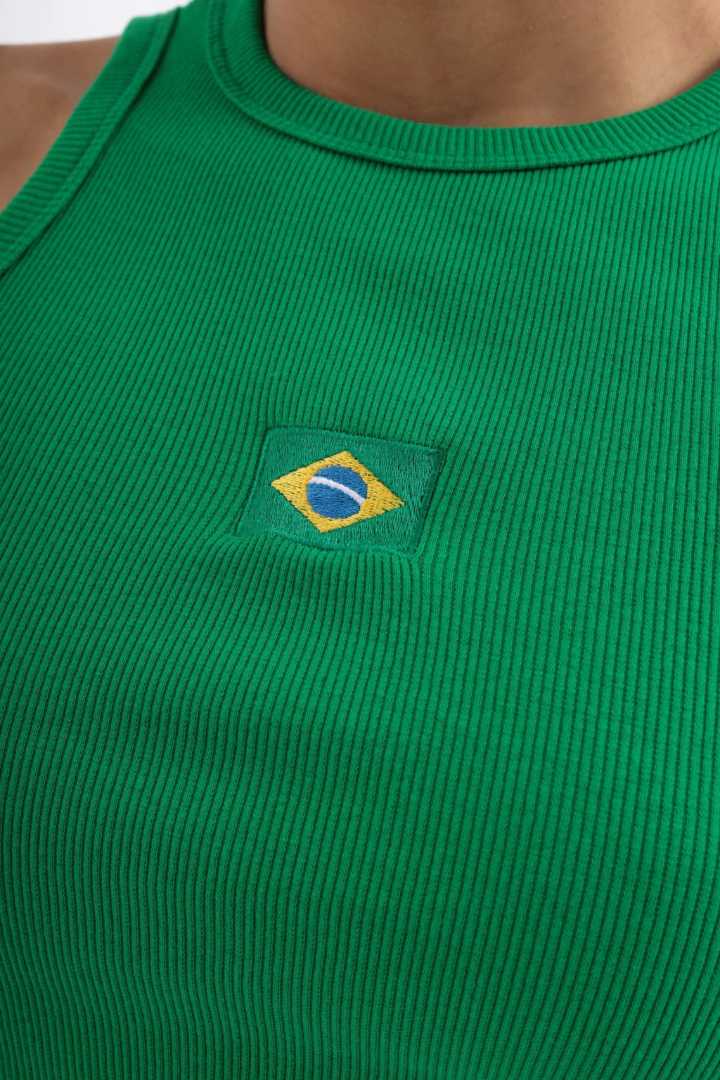 KIT 4 Regatas Brasil Algodão - Tamanho único