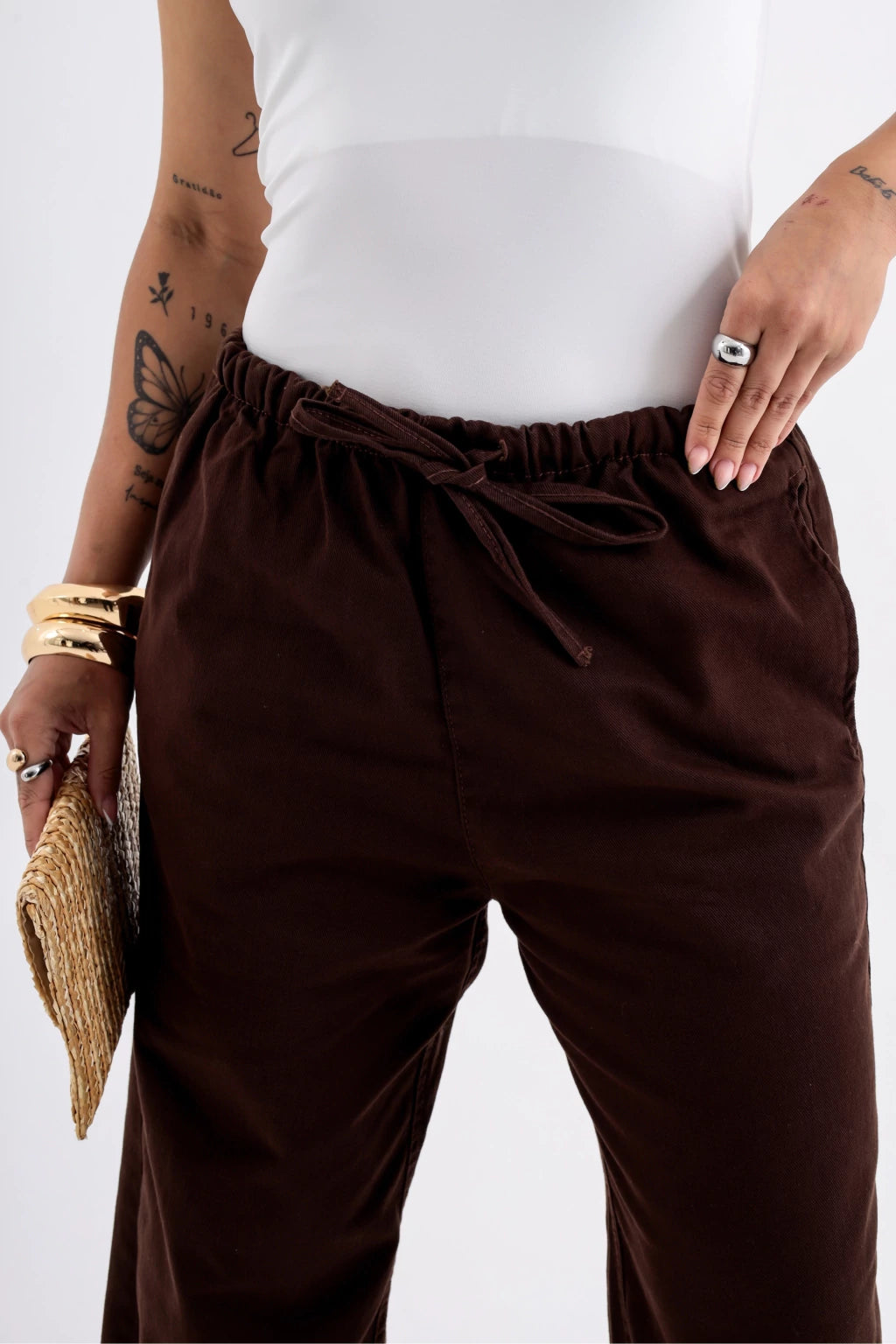 Calça Verão com Cós Elástico