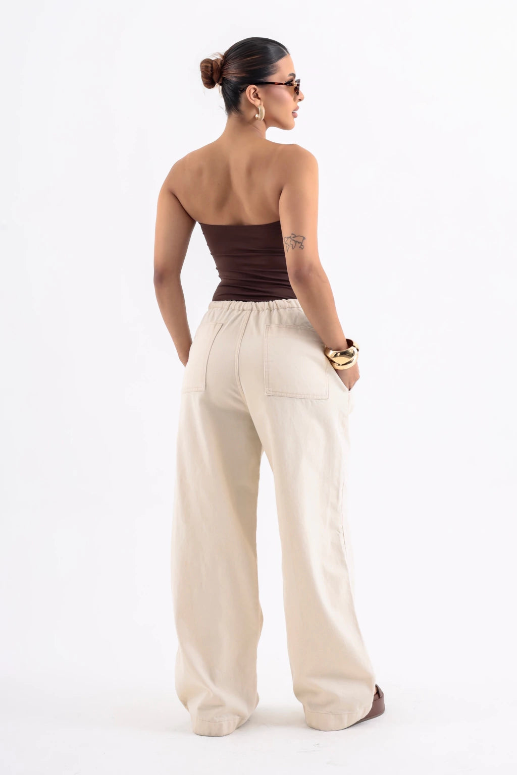 Calça Verão com Cós Elástico